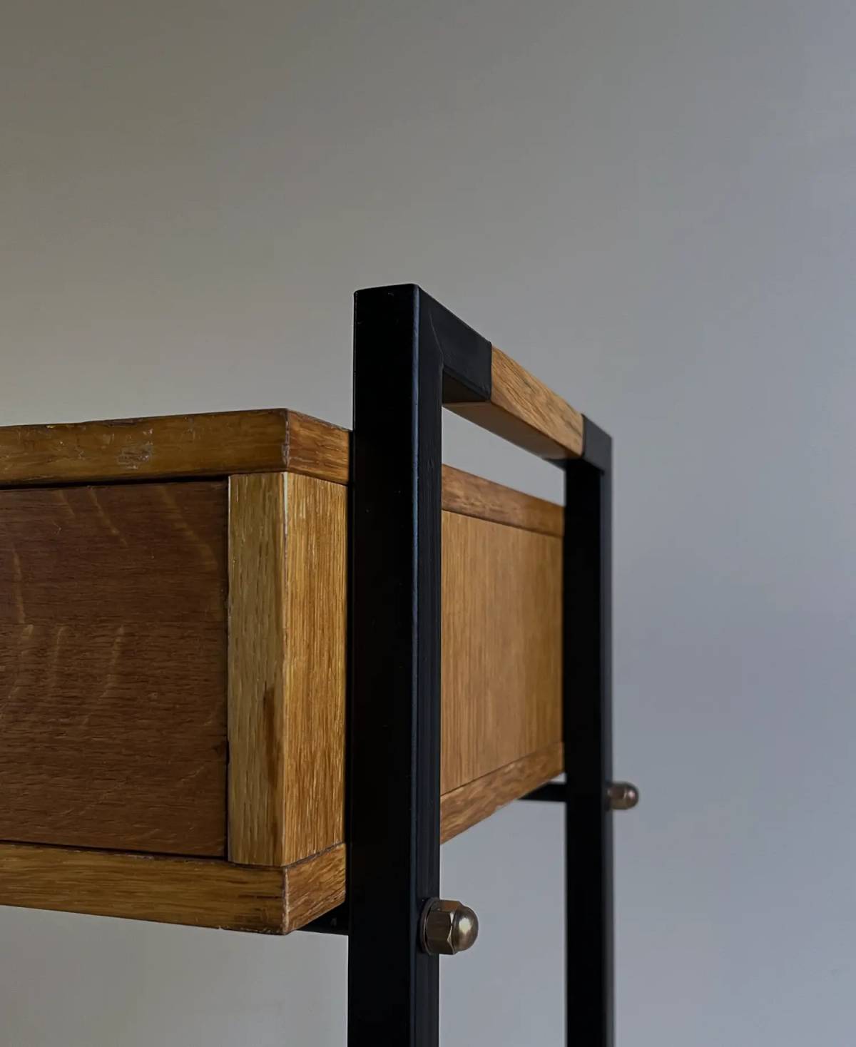 Pair of modernist nightstands, view 7