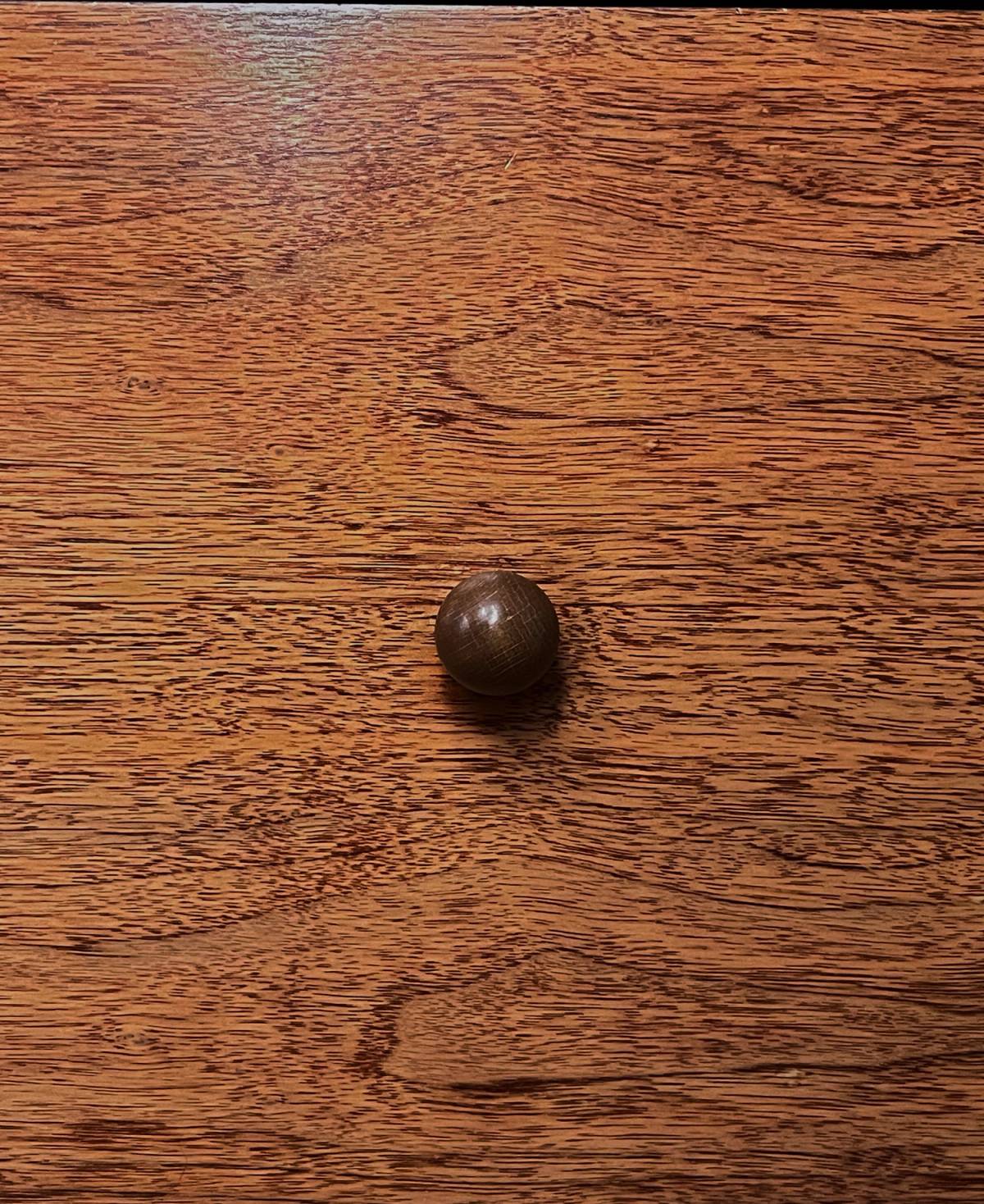 Modernist wood cabinet, view 7