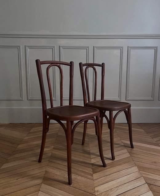 Bistrot chairs, c.1940