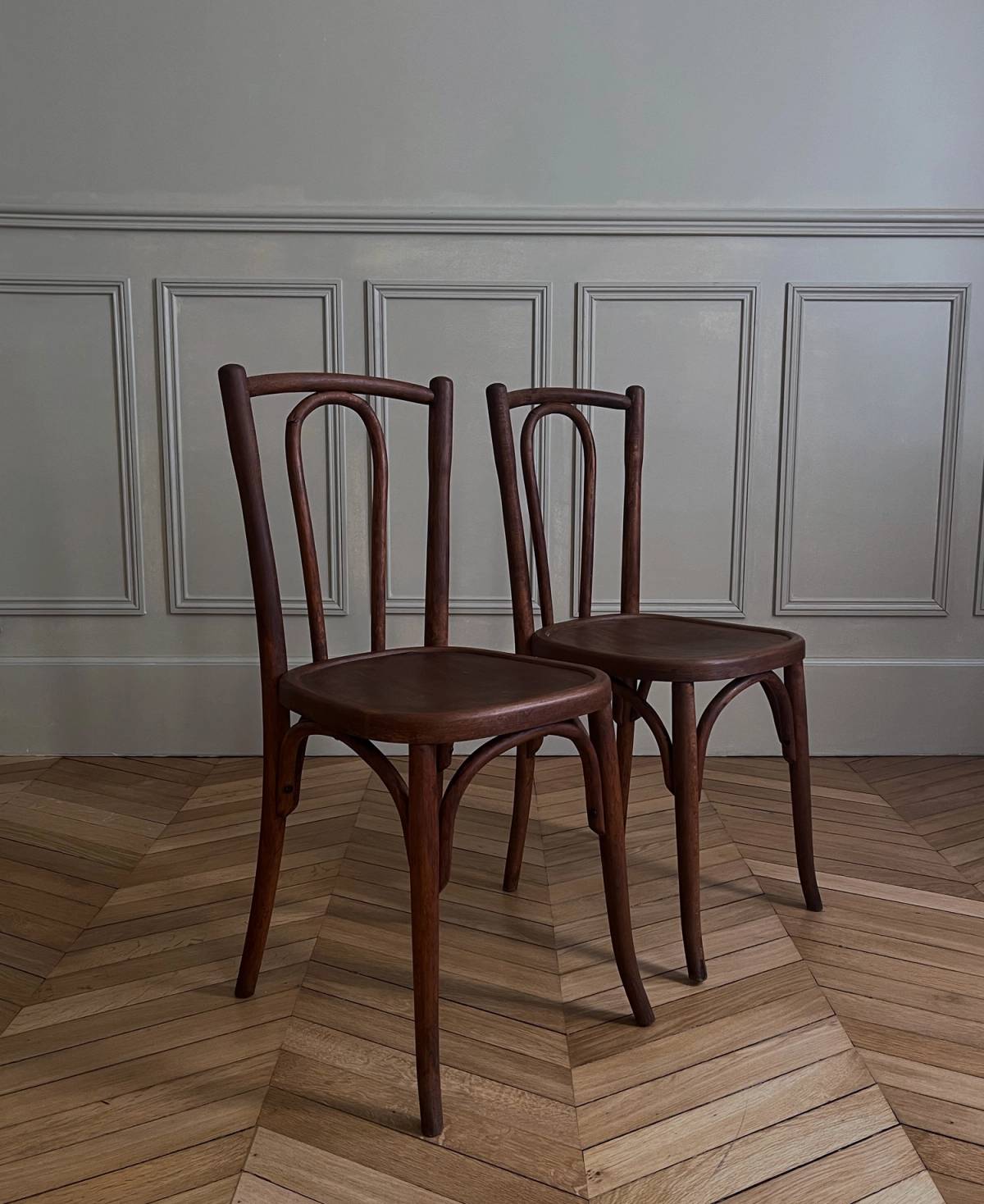 Bistrot chairs, c.1940