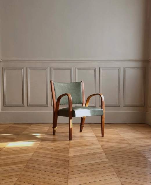 Bow Woods armchair by Wilhem Von Bode for Steiner