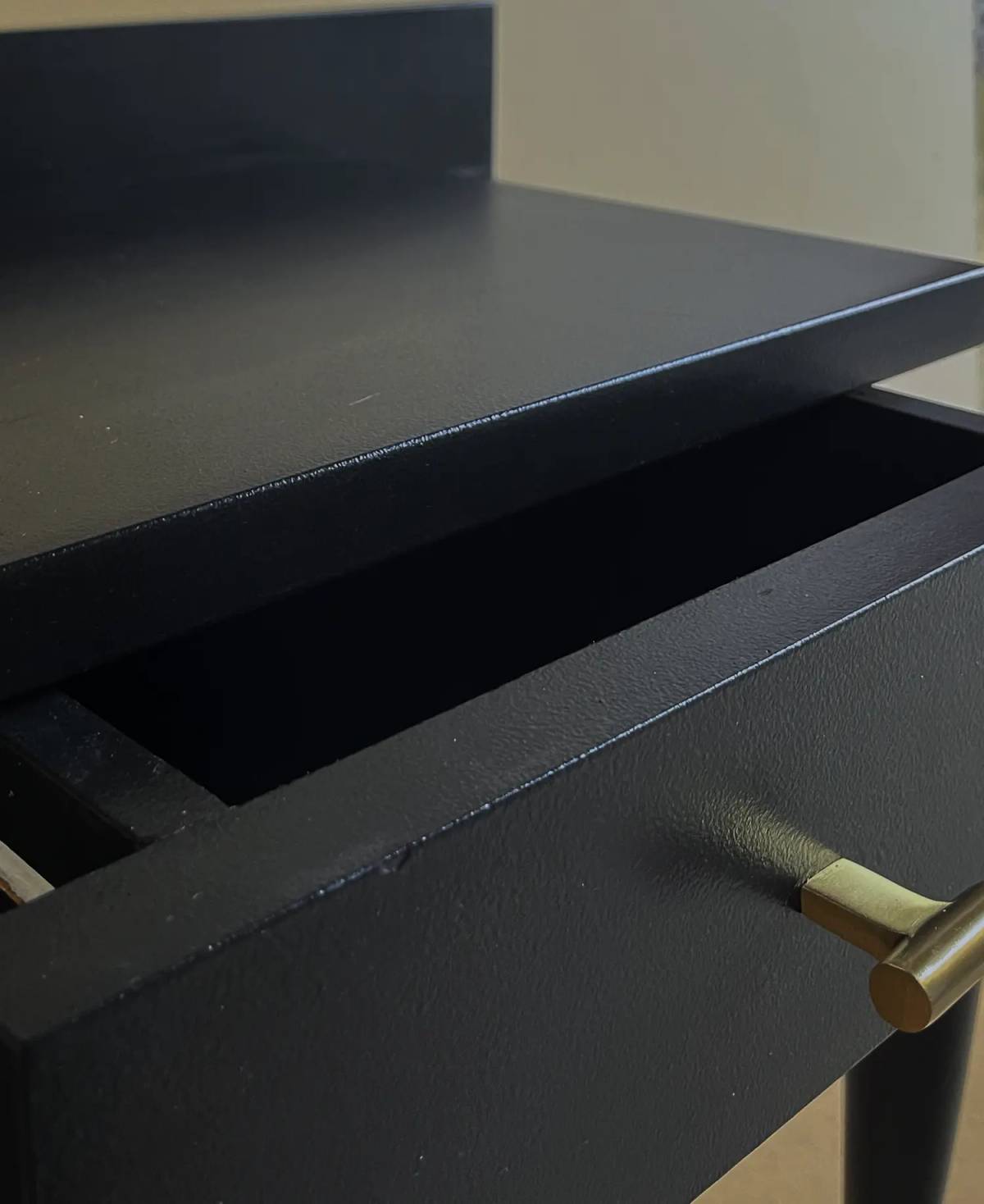 Pair of mid century modern nightstands, view 5