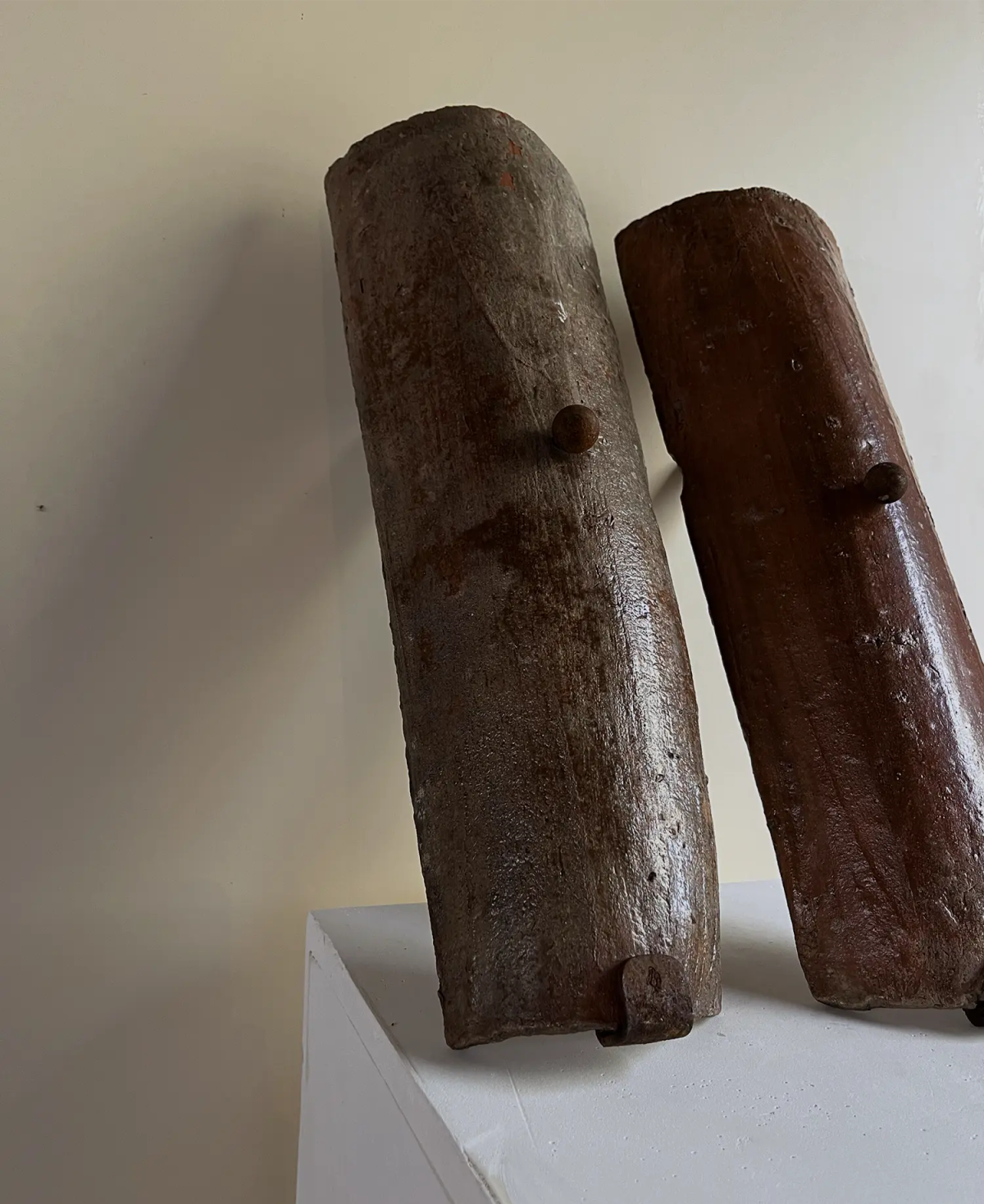 Terracotta sconces, view 6