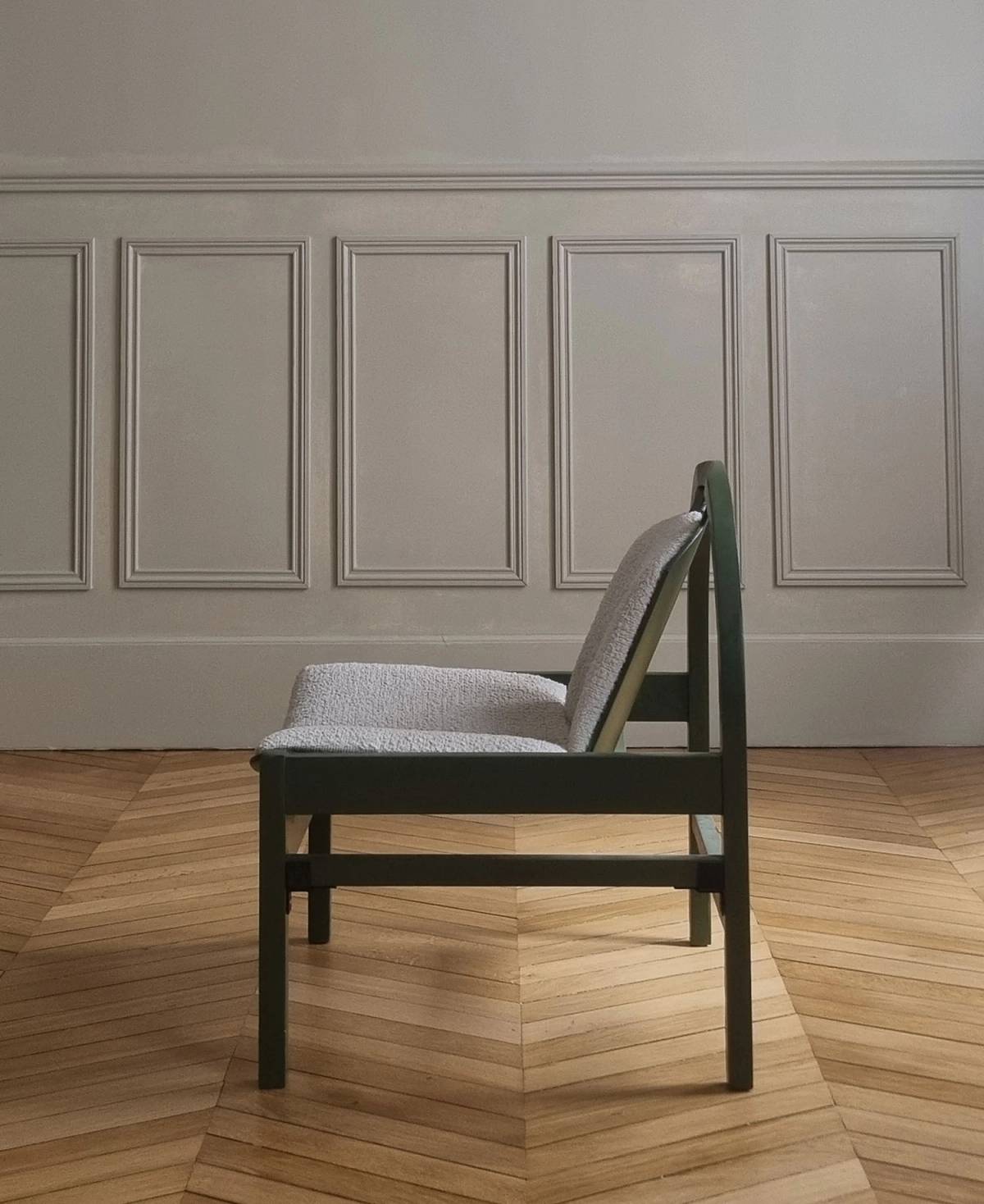 Pair of green Baumann chairs, view 11