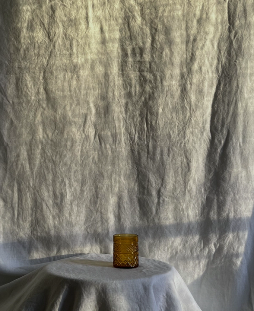 Chiseled amber glasses