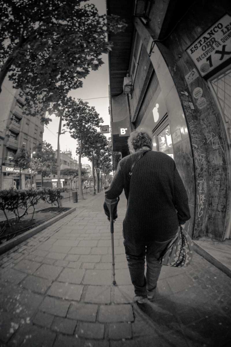 Older lady in the street