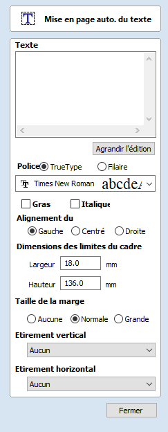 Fichier GCODE gratuit Boite à onglet pour decoupes droite et à 45