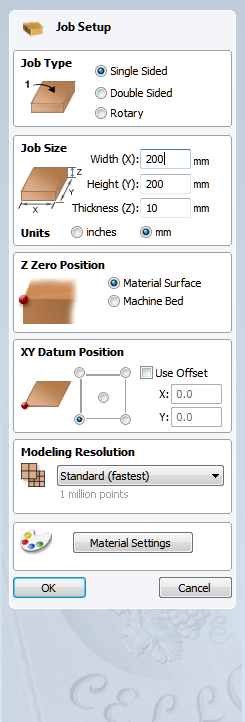 Fraise 2 dents 2D 3D V-Carving Inlay 10° Pointe 0.5mm Queue 6mm