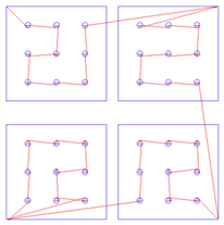 Merge By Part option checked ✓: Each Square is cut after its circles have been pocketed.