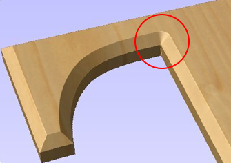 Sharp Internal Corners not selected