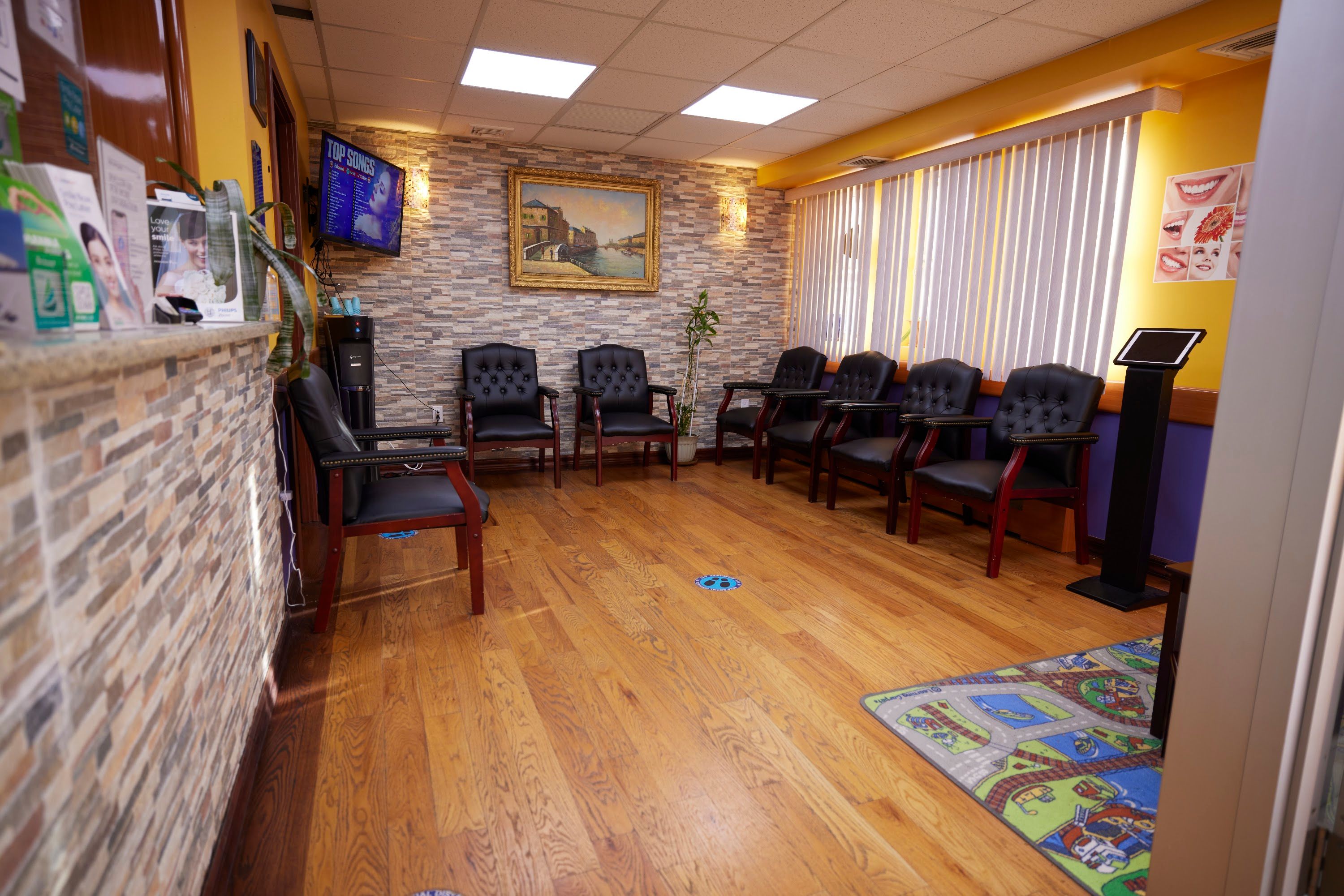 front seating area