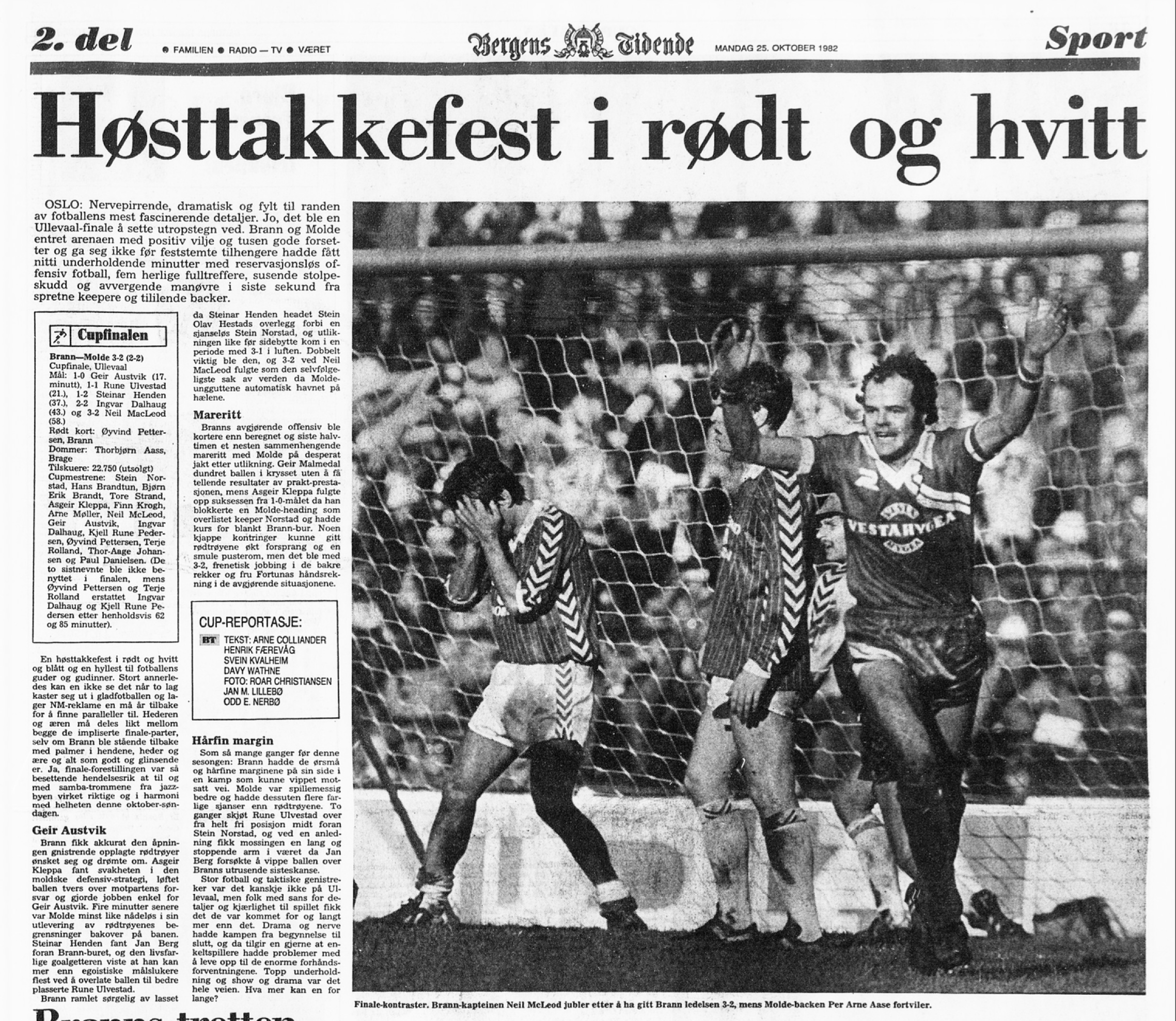 Bergens Tidende, 25. oktober 1982