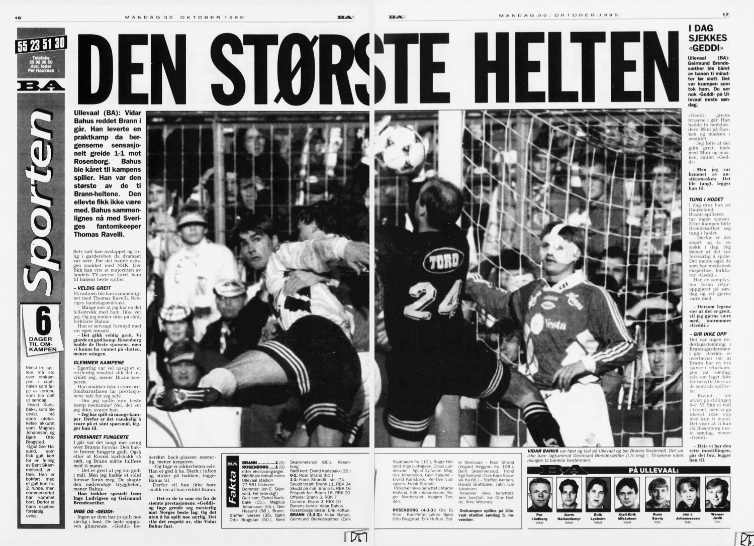 BA, 30. oktober 1995