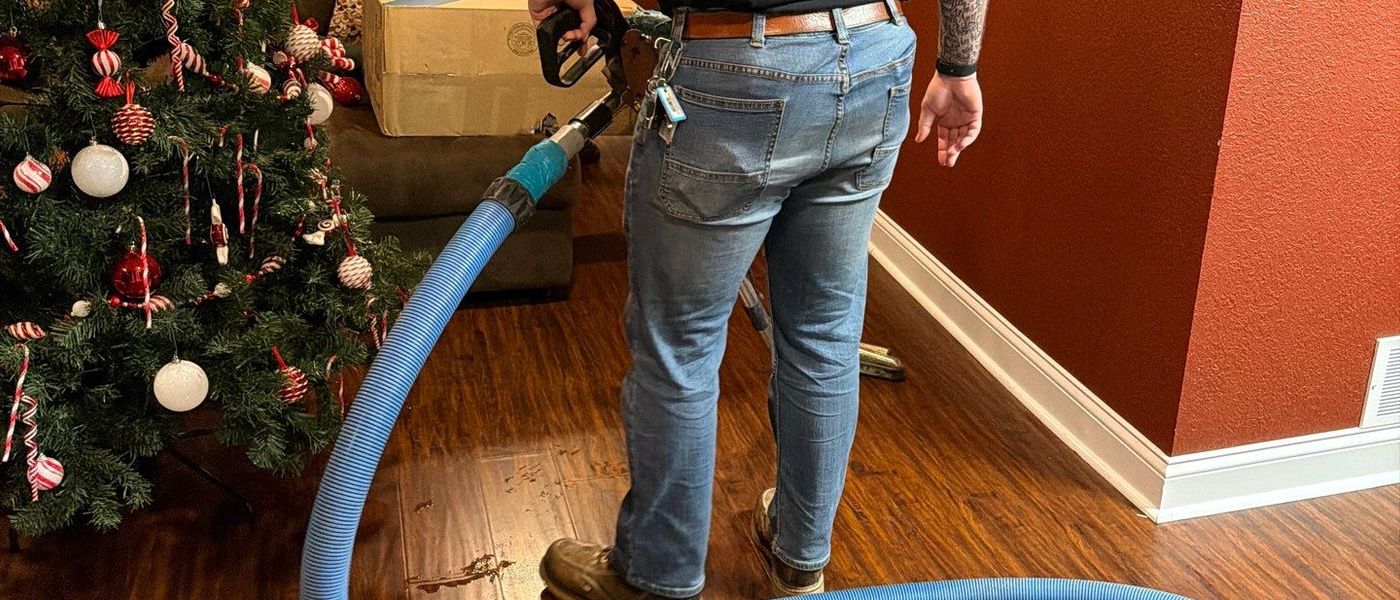 Basement Water Damage Cleanup & Structural Drying - Campbell