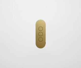 ZETR 3 Gang Casambi Control Switch Brass