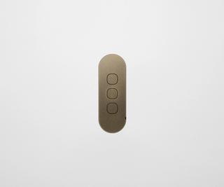 ZETR 3 Gang Casambi Control Switch Aged Brass