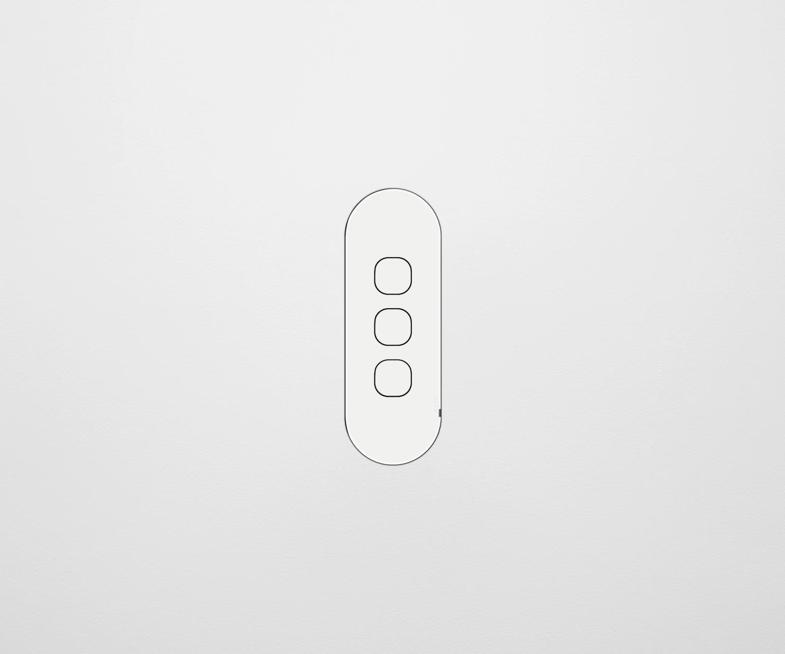 3 Gang Push Button Switch by ZETR, image 2