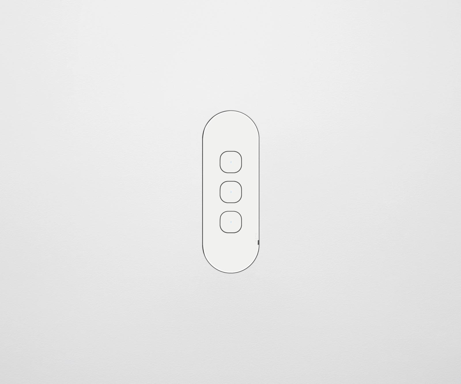 3 Gang Casambi Control Switch by ZETR, image 2