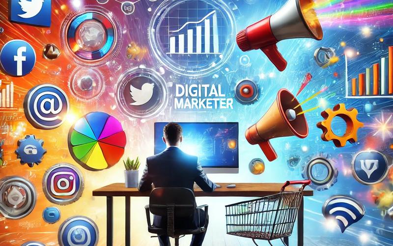 Símbolos representando IA, sustentabilidade e inclusão digital