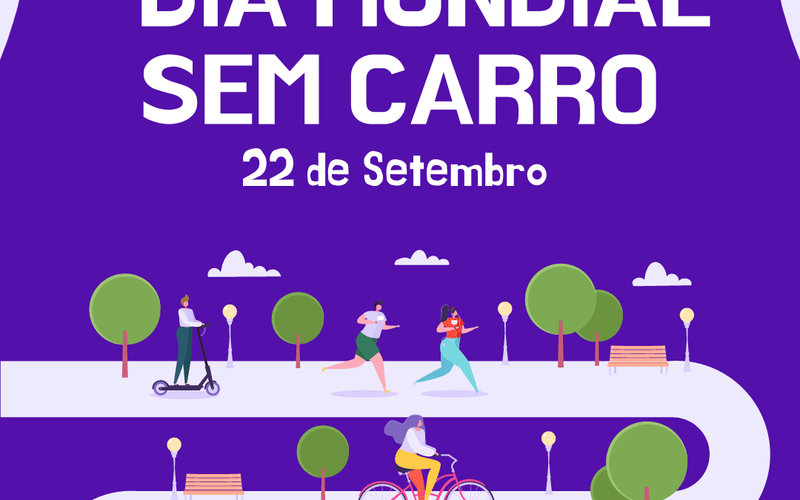 Pessoas usando bicicleta e ônibus como alternativa ao carro
