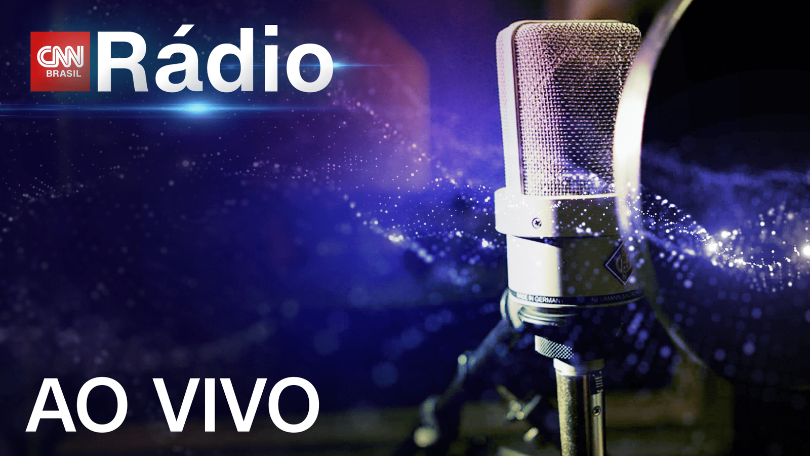 Estúdio de rádio com equipamento profissional de transmissão