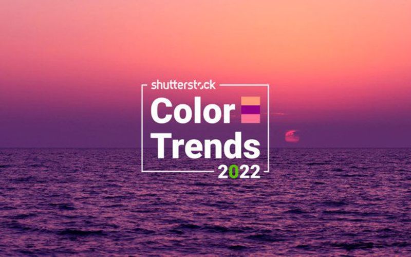 Paleta de cores vibrantes e tendências para o ano de 2022