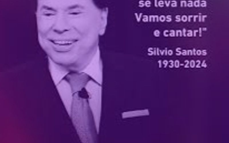Silvio Santos em momento icônico de sua carreira na televisão brasileira.
