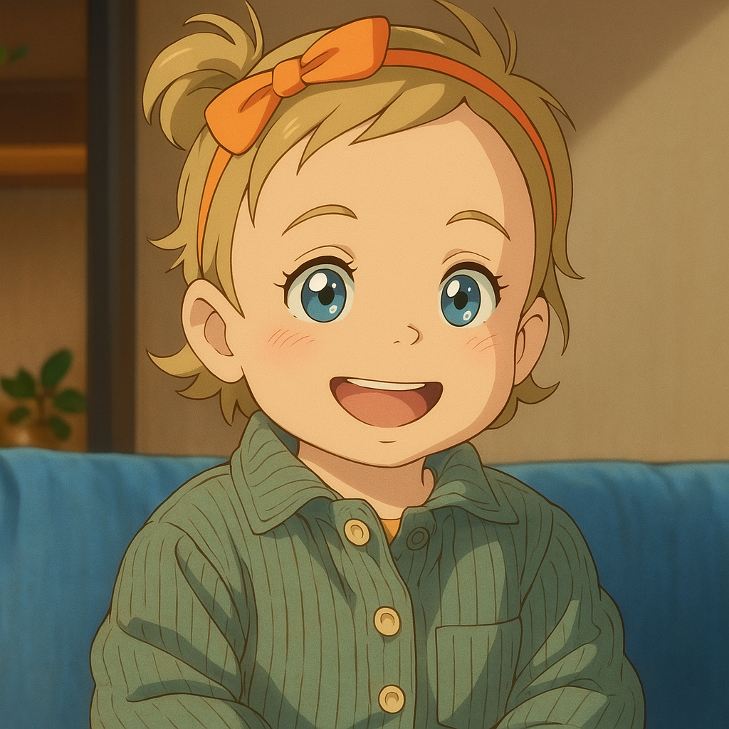 Foto transformada em estilo Ghibli ao lado da imagem original