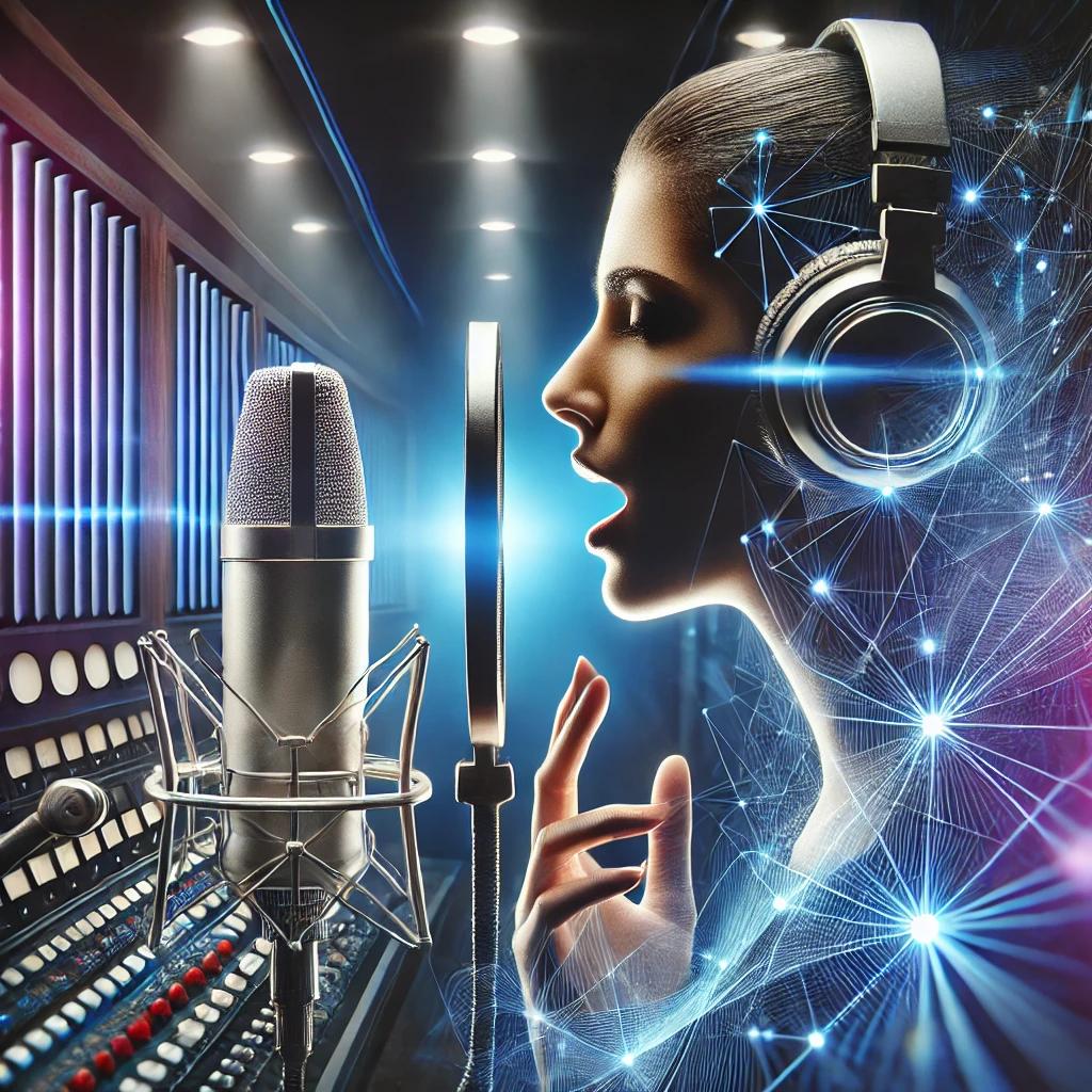 Comparação entre estúdios de rádio clássico e moderno em evolução