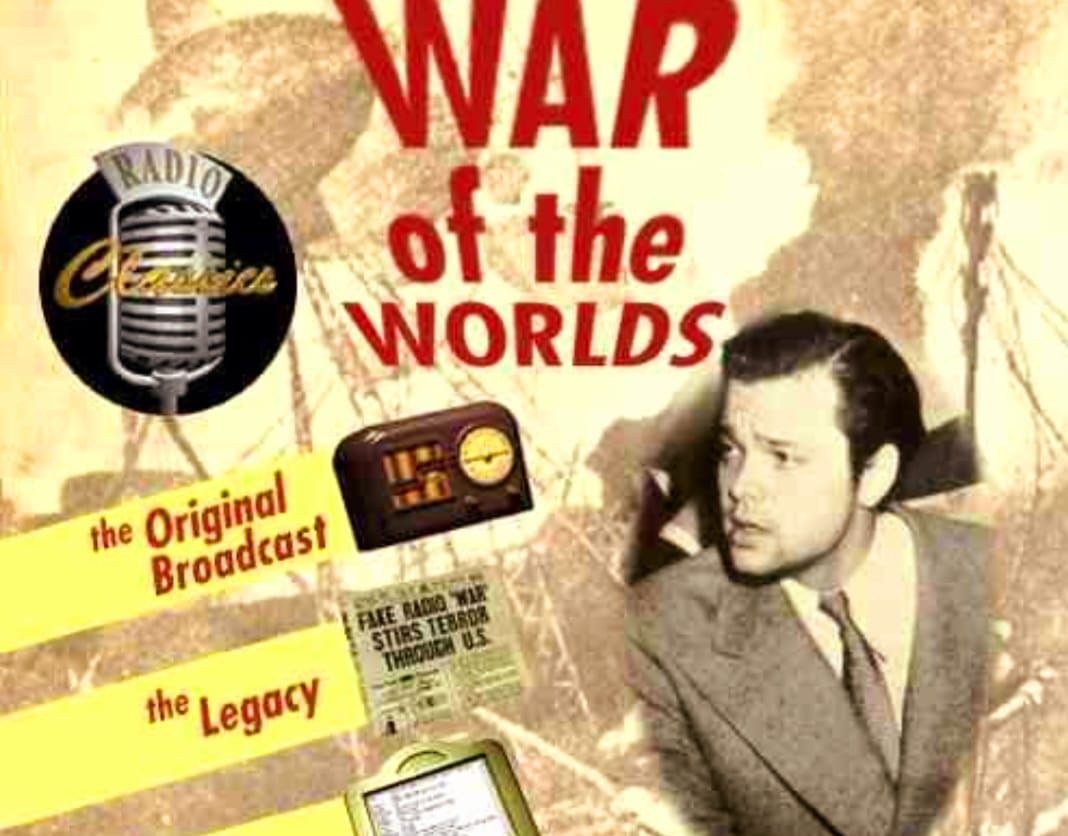 Transmissão radiofônica histórica dos anos 1930 causando reação pública
