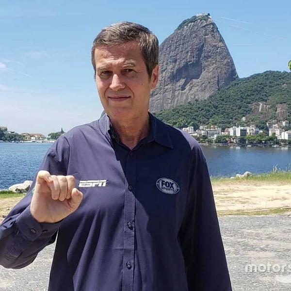Fausto Macieira, repórter de motociclismo, ex-aluno da Escola de Rádio