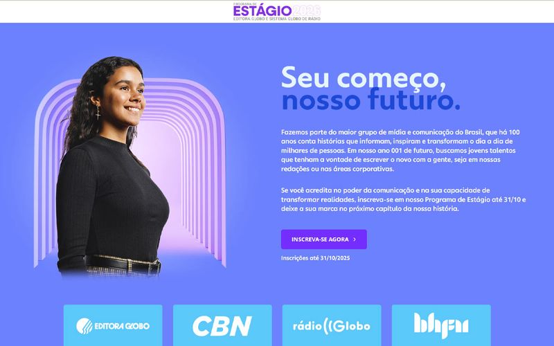 Edifício corporativo que abriga a Editora Globo em centro urbano