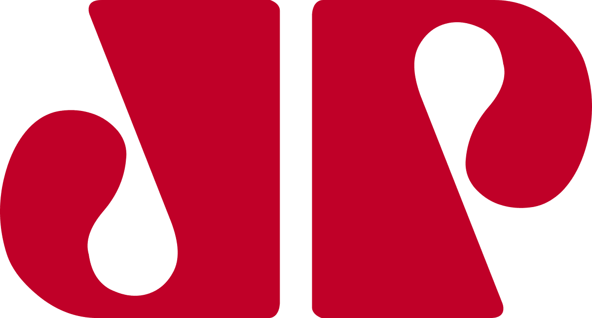 Logo ou instalação da rádio Jovem Pan em contexto de investigação