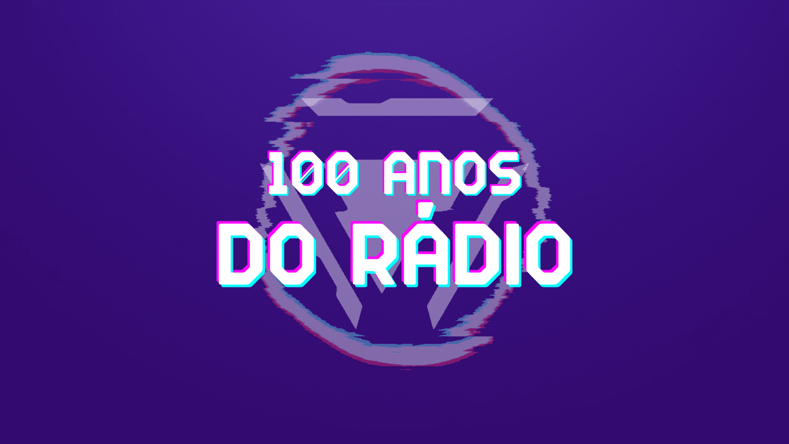 Microfone retro em estúdio, símbolo dos cem anos de radiodifusão brasileira