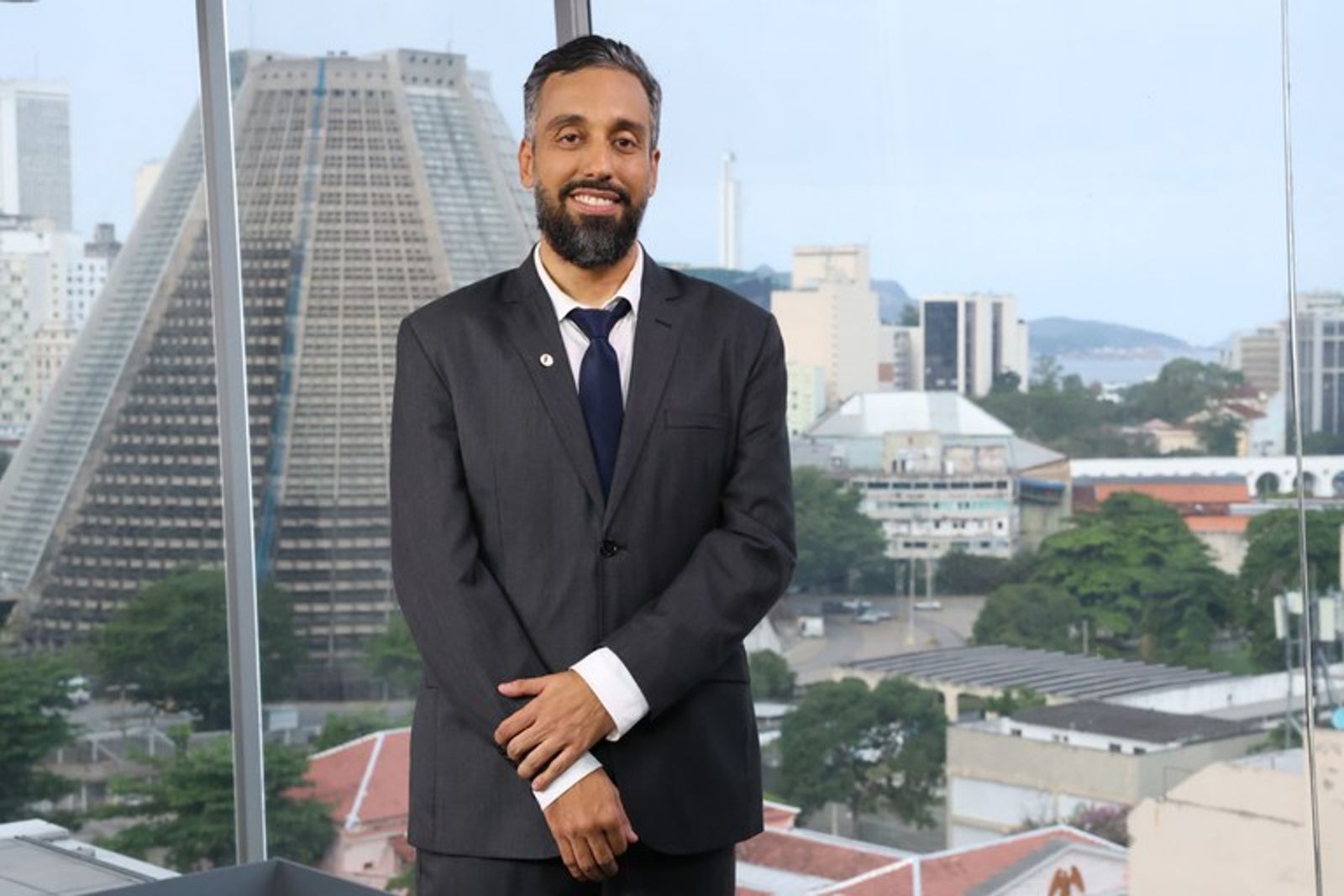 Thiago Regotto radialista diretor geral da EBC em foto