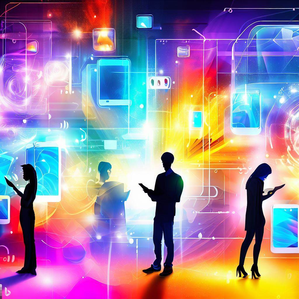 Interfaces e plataformas digitais conectando pessoas globalmente