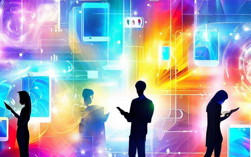Interfaces e plataformas digitais conectando pessoas globalmente