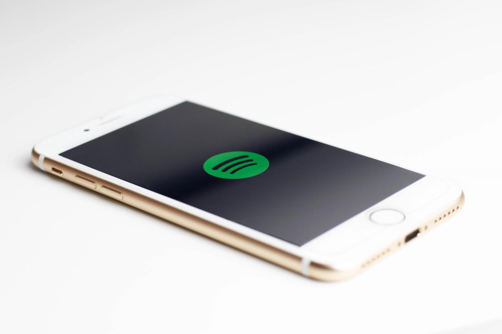 Interface da plataforma Spotify mostrando seleção de audiobooks