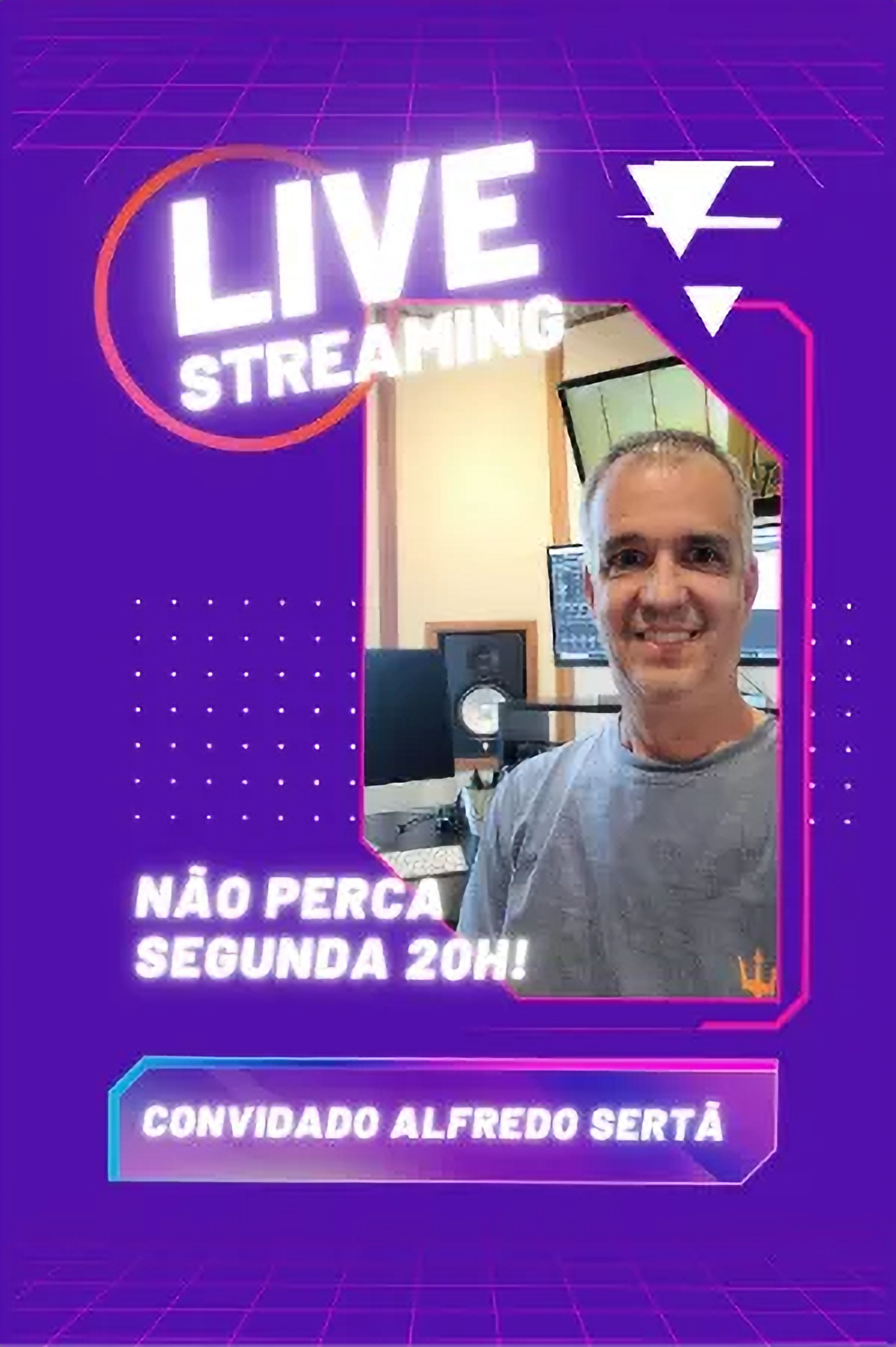 Estúdio de gravação profissional para produção de audiobook.