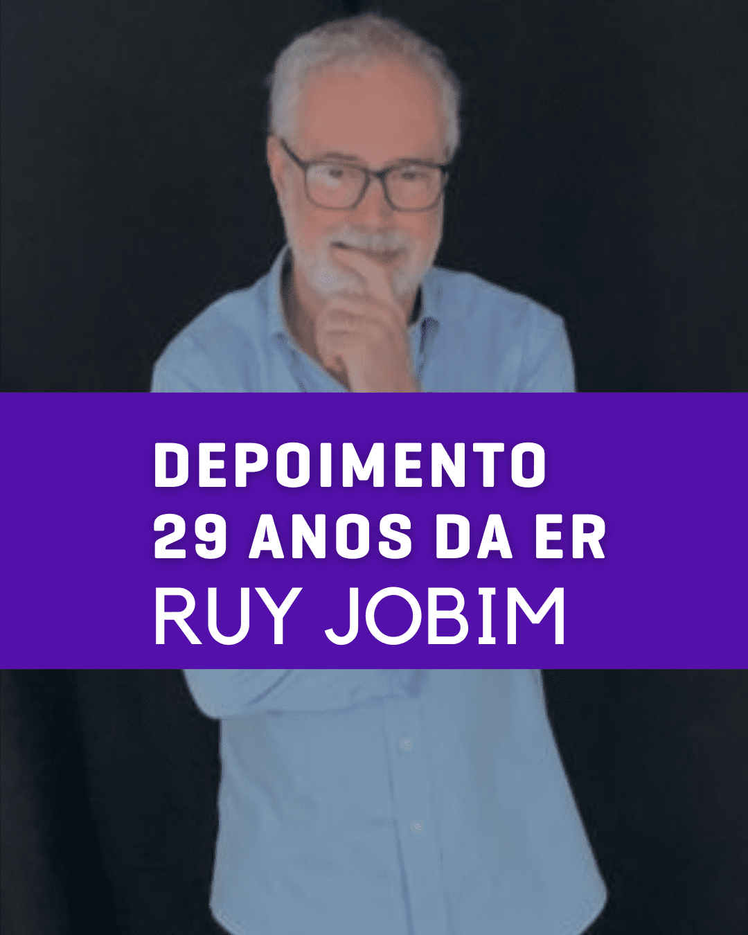 Marca dos 29 anos da Escola de Rádio com elementos visuais destacados