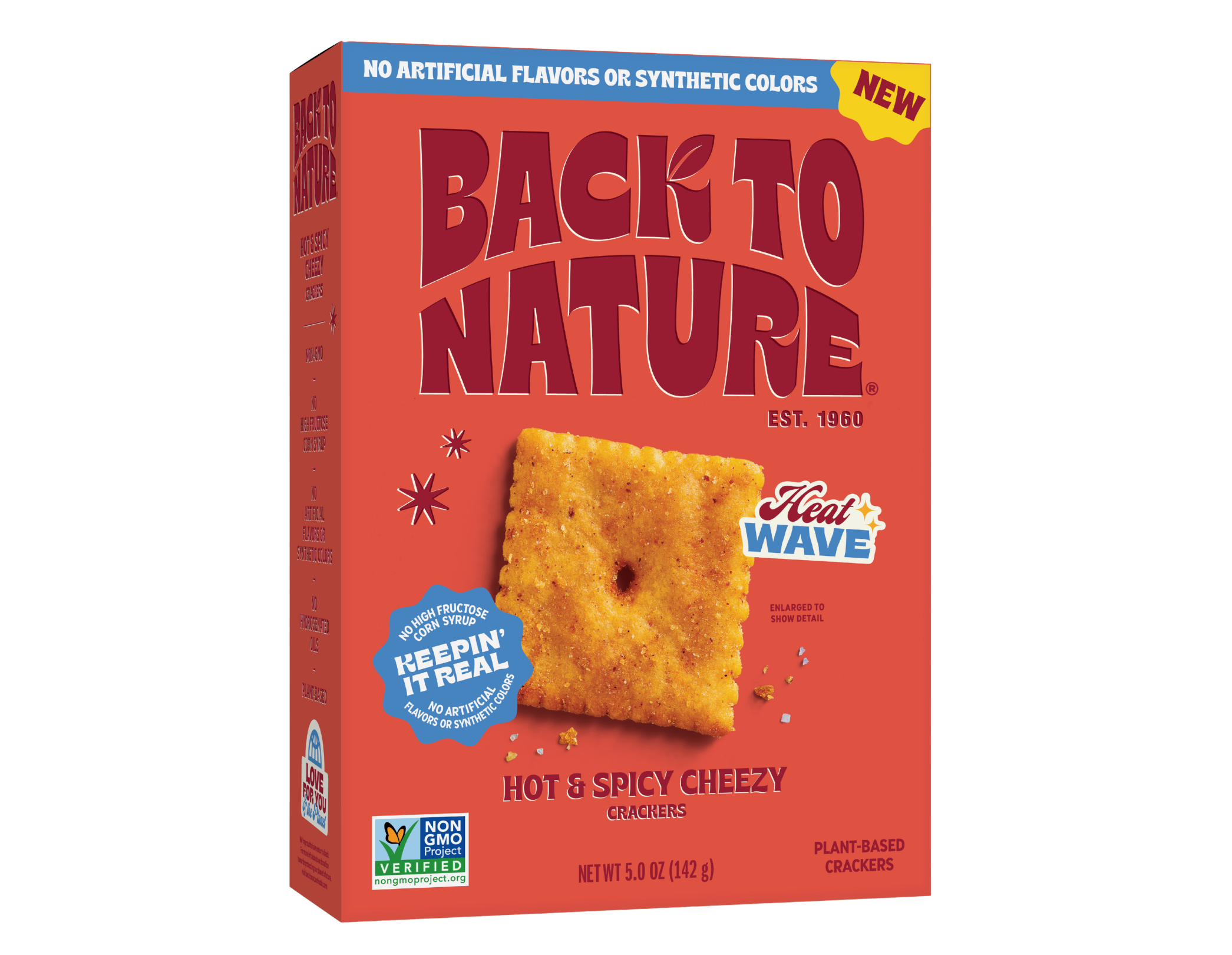 Hot & Spicy Cheezy Crackers | Plant‑Based Spicy Cheese Crackers