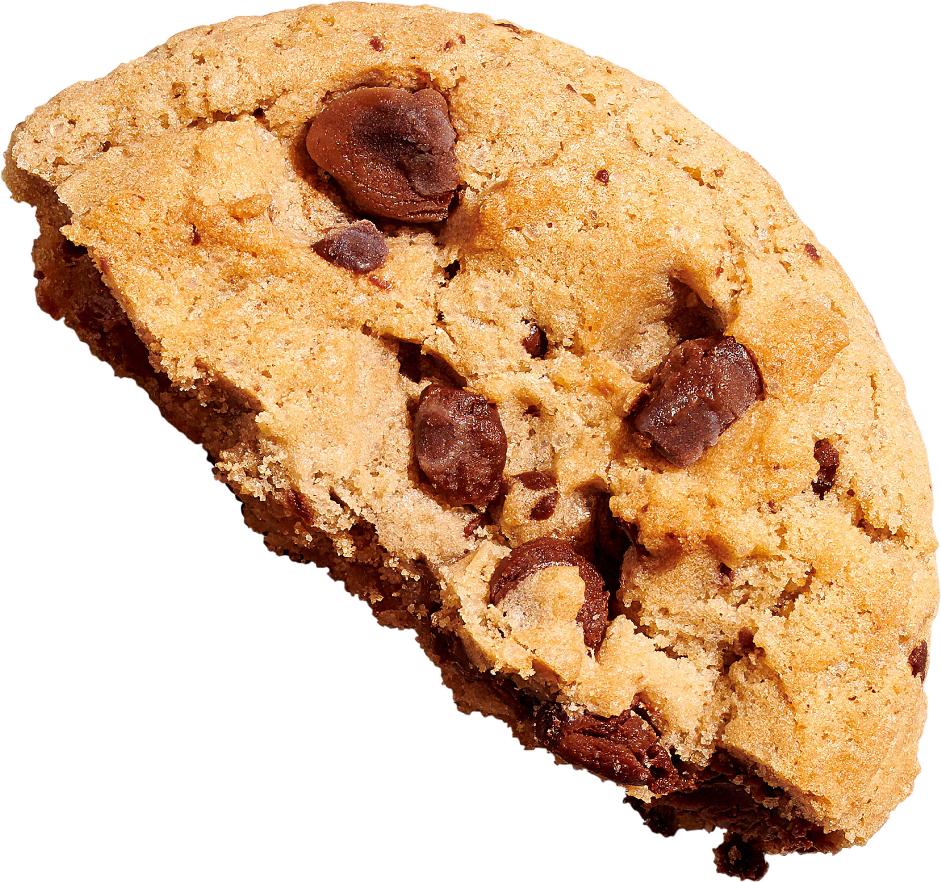 Top big piece of cookie