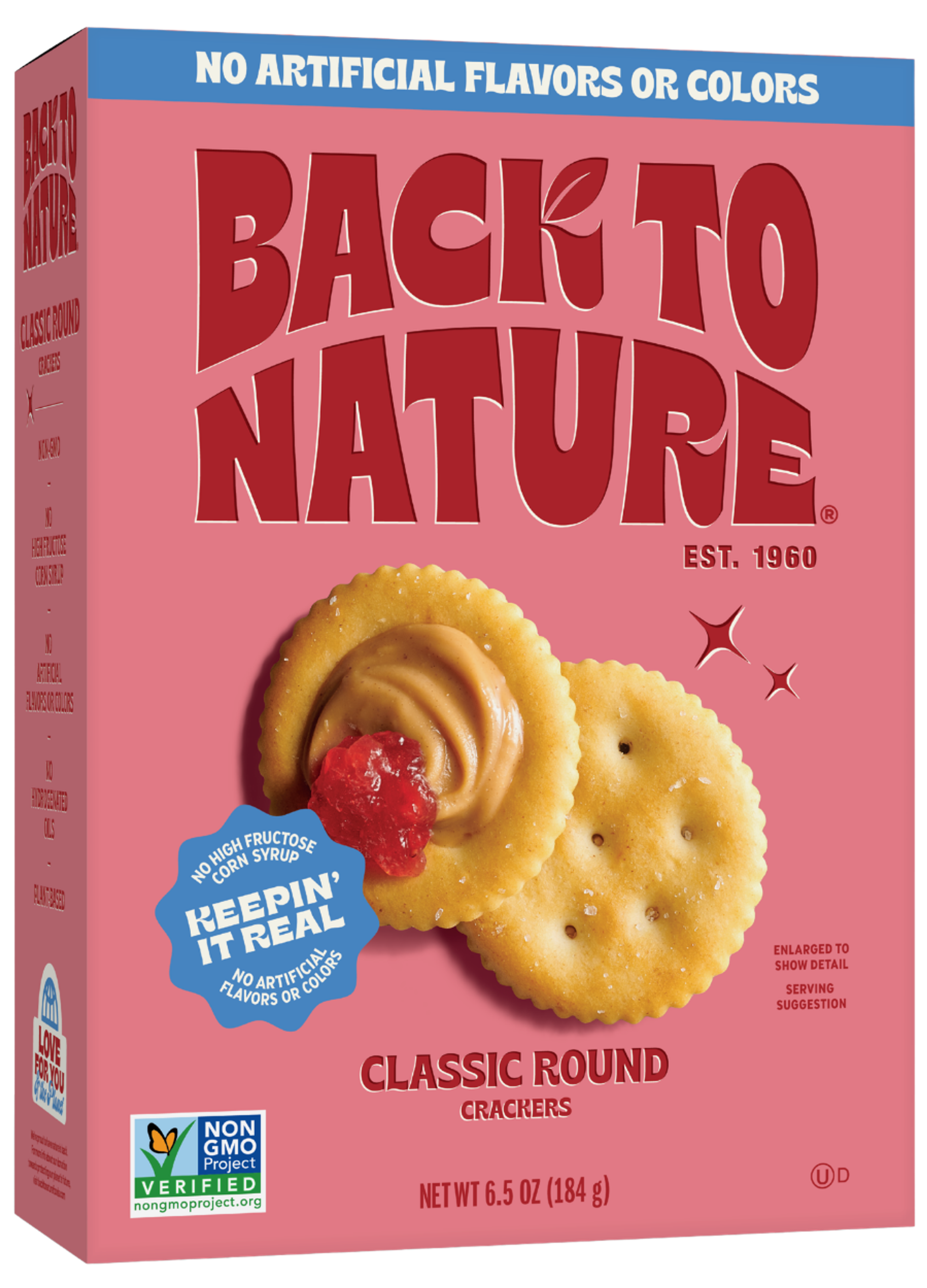red box of classic round crackers