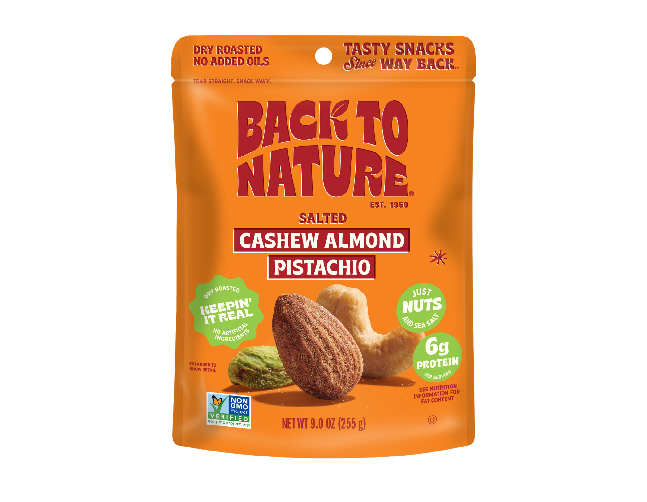 ナッツ Almonds, Cashews and Pistachios | Non-GMO & Kosher Nut Mix | Back