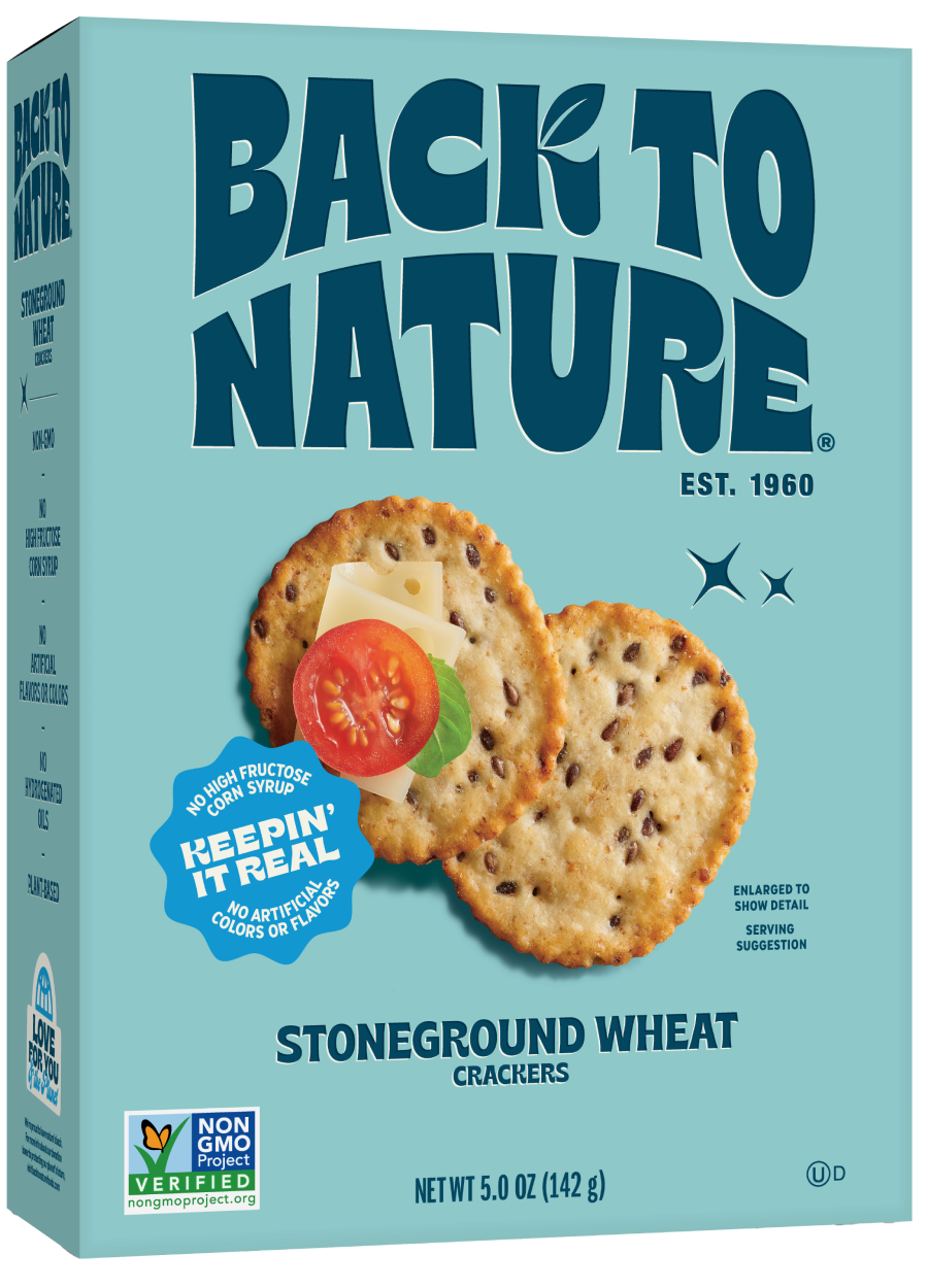 Back to Nature Organic Stoneground Wheat Crackers, 6 Oz. (Pack of 6)