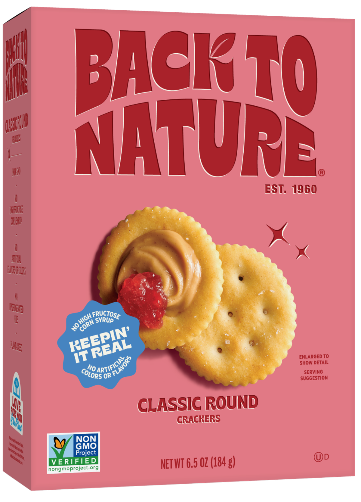 Back To Nature - Crackers Clasic Round - CS of 6-6.5 OZ