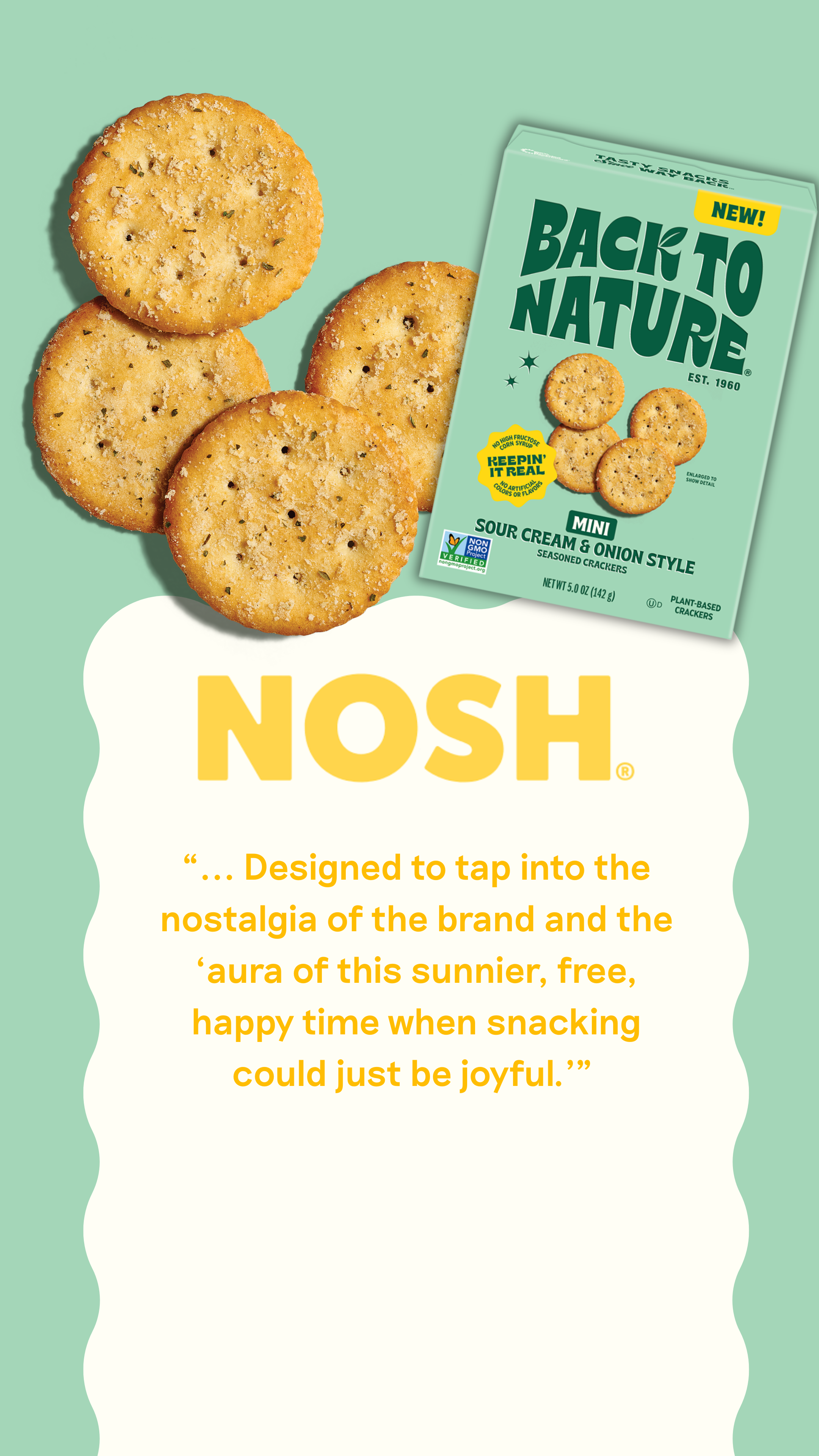 Nosh's review of Back to Nature Mini Seasoned Crackers