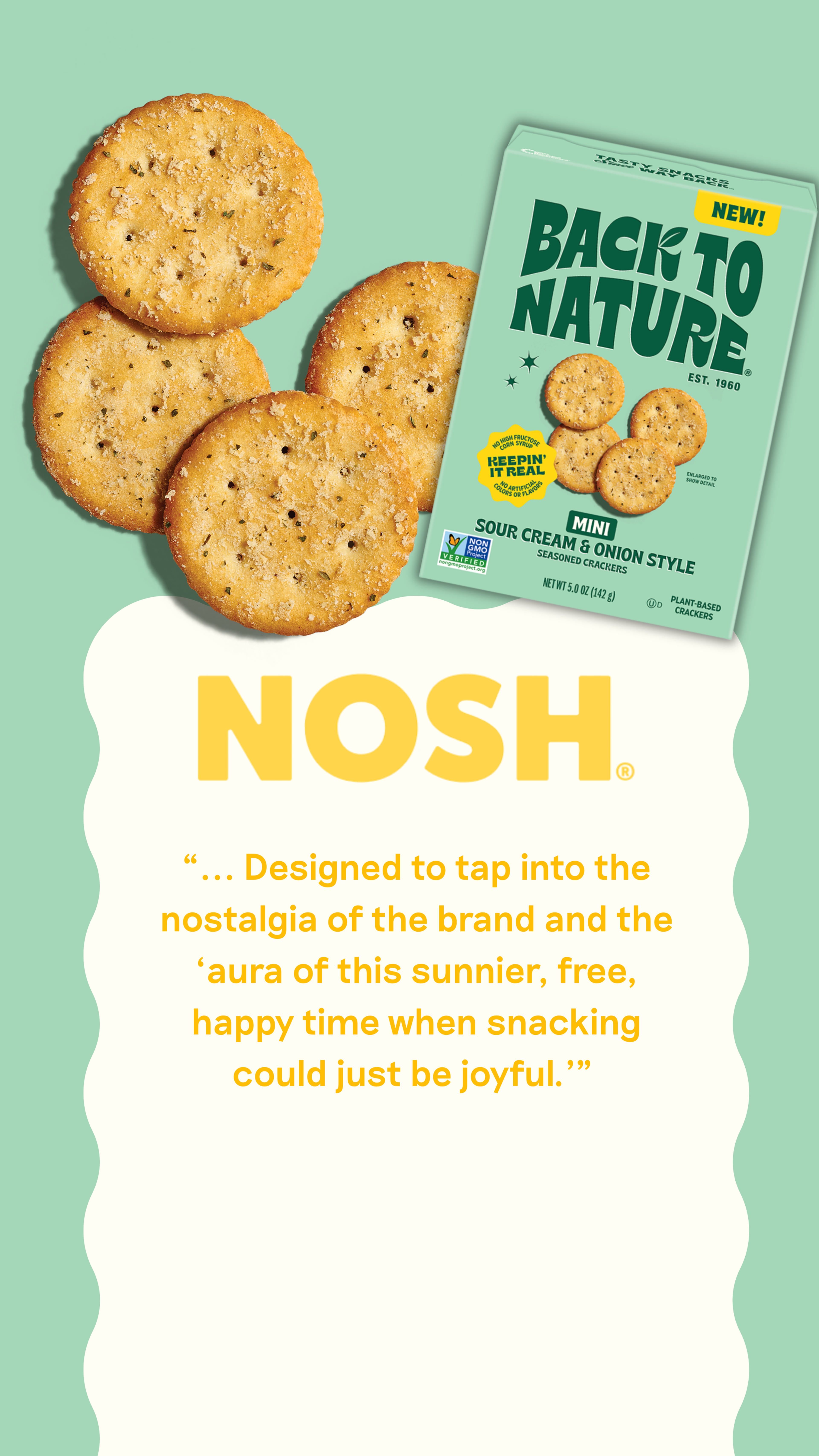 Nosh's review of Back to Nature Mini Seasoned Crackers