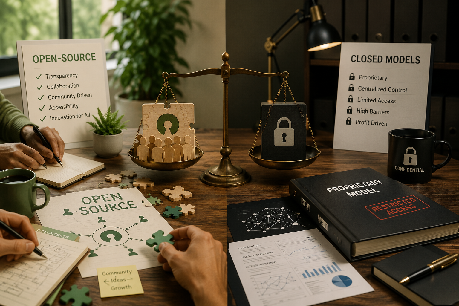The Battle Between Open-Source and Closed AI Models