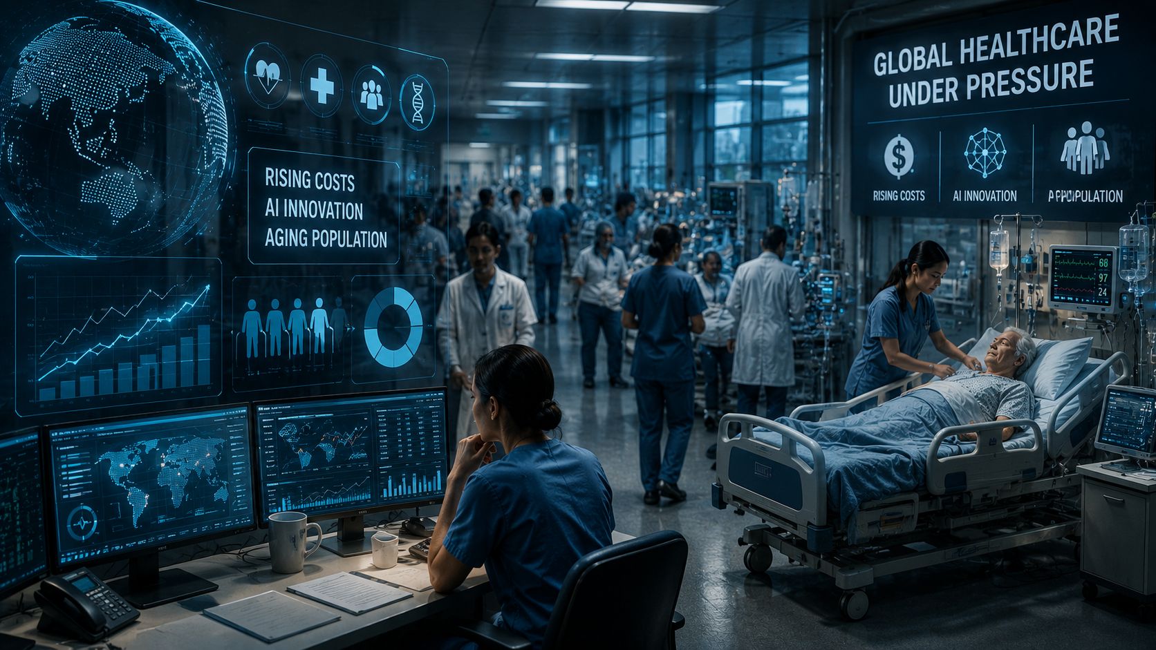 Global healthcare systems are under pressure from rising costs, aging populations, and rapid adoption of digital and AI-driven medical technologies, reshaping how governments, insurers, and patients interact with care delivery.